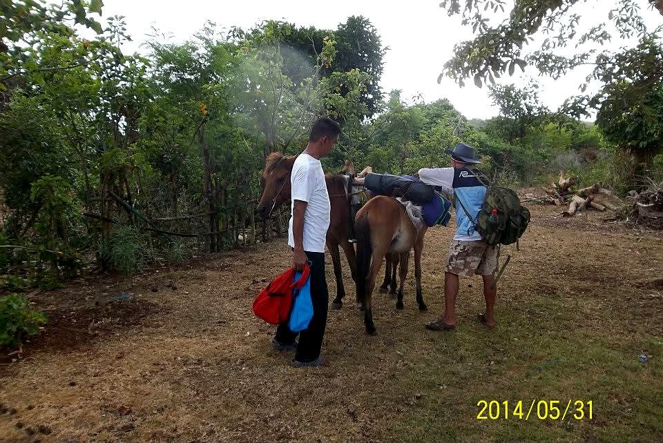 Friday morning, packing to go to Arinya mission point. 3 hour walk.